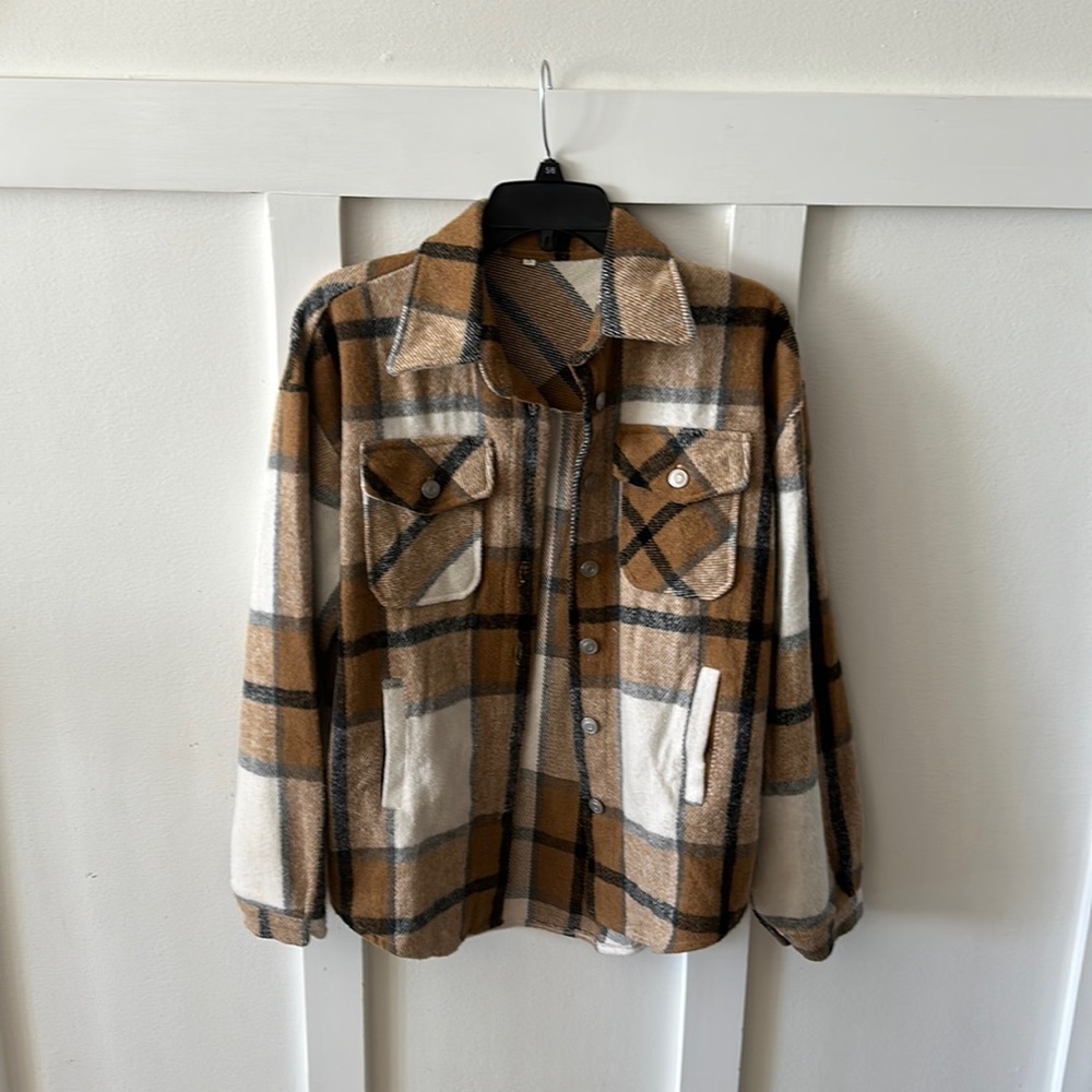 Plaid shirt/jacket